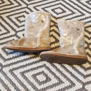 Girls sz 3 sparkle boots